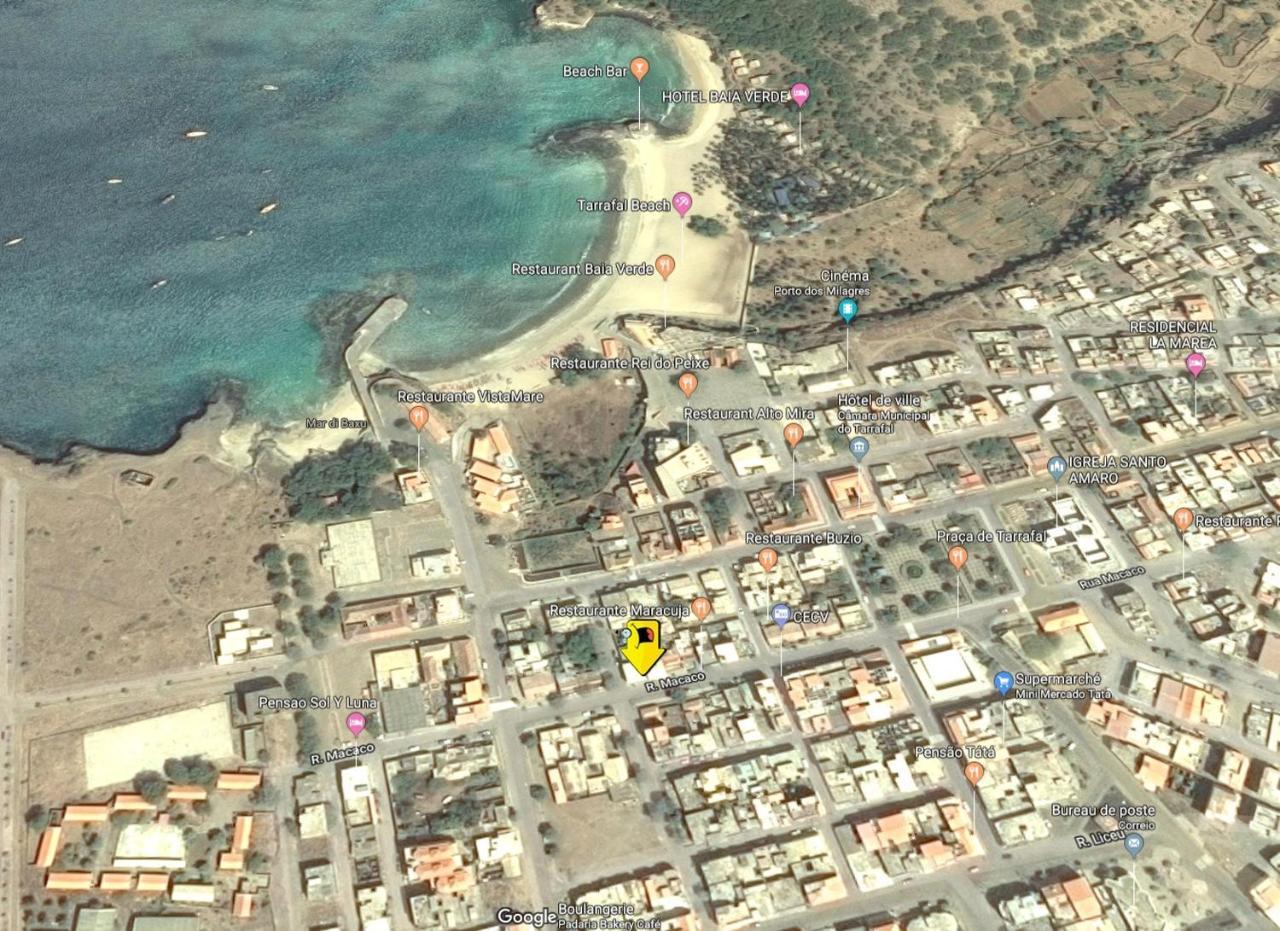 Casa Cabral : Big Apartment Next To The Beach Tarrafal  Exterior foto